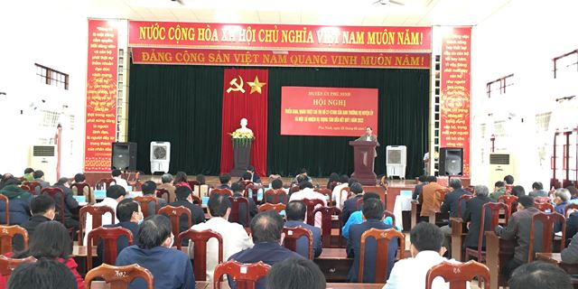 Phú Ninh nâng cao trách nhiệm của cán bộ, đảng viên trong thực thi công vụ