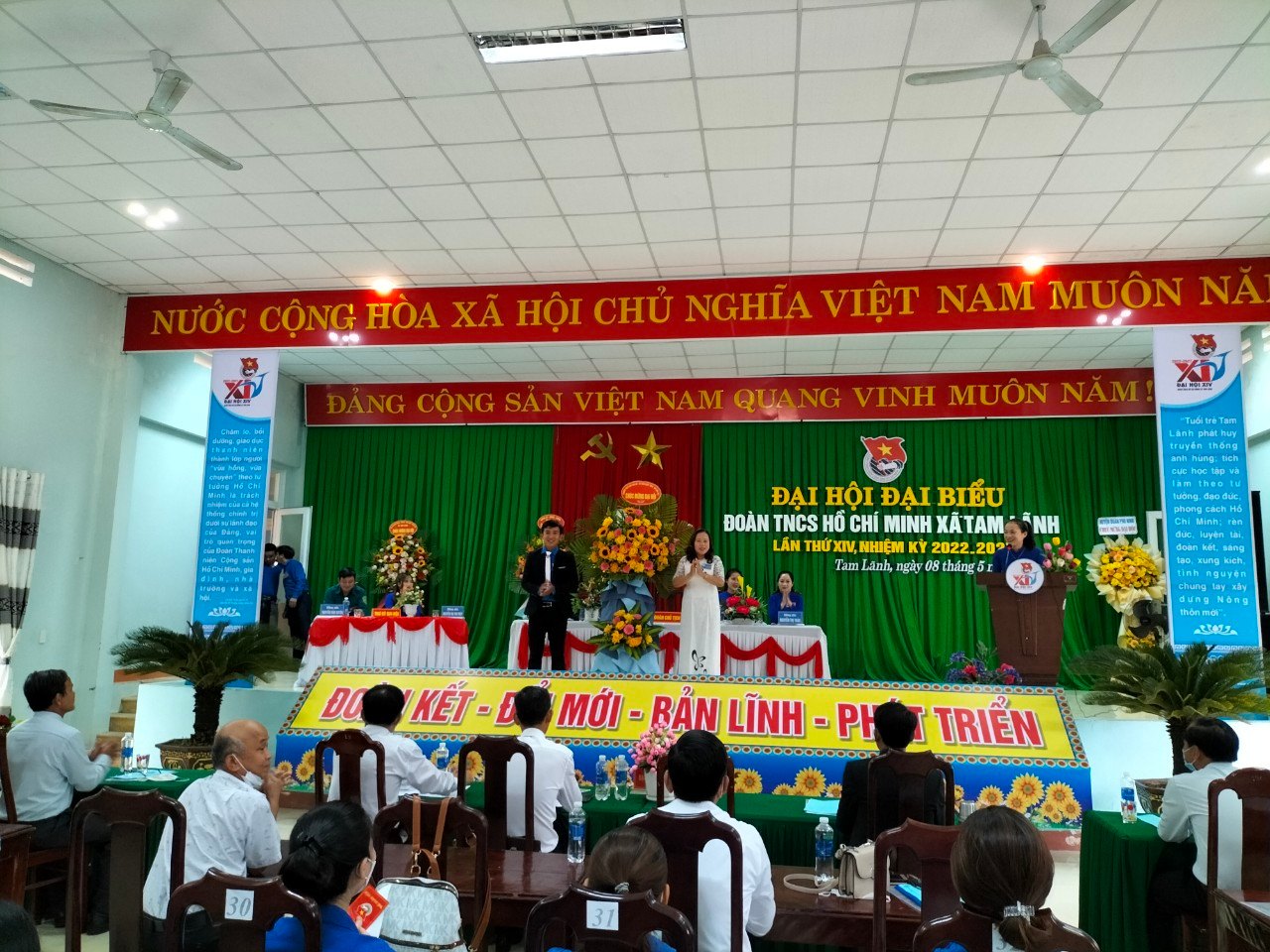 Đại hội Đại biểu Đoàn Thanh niên cộng sản Hồ CHí Minh xã Tam Lãnh nhiệm kỳ 2022-2027
