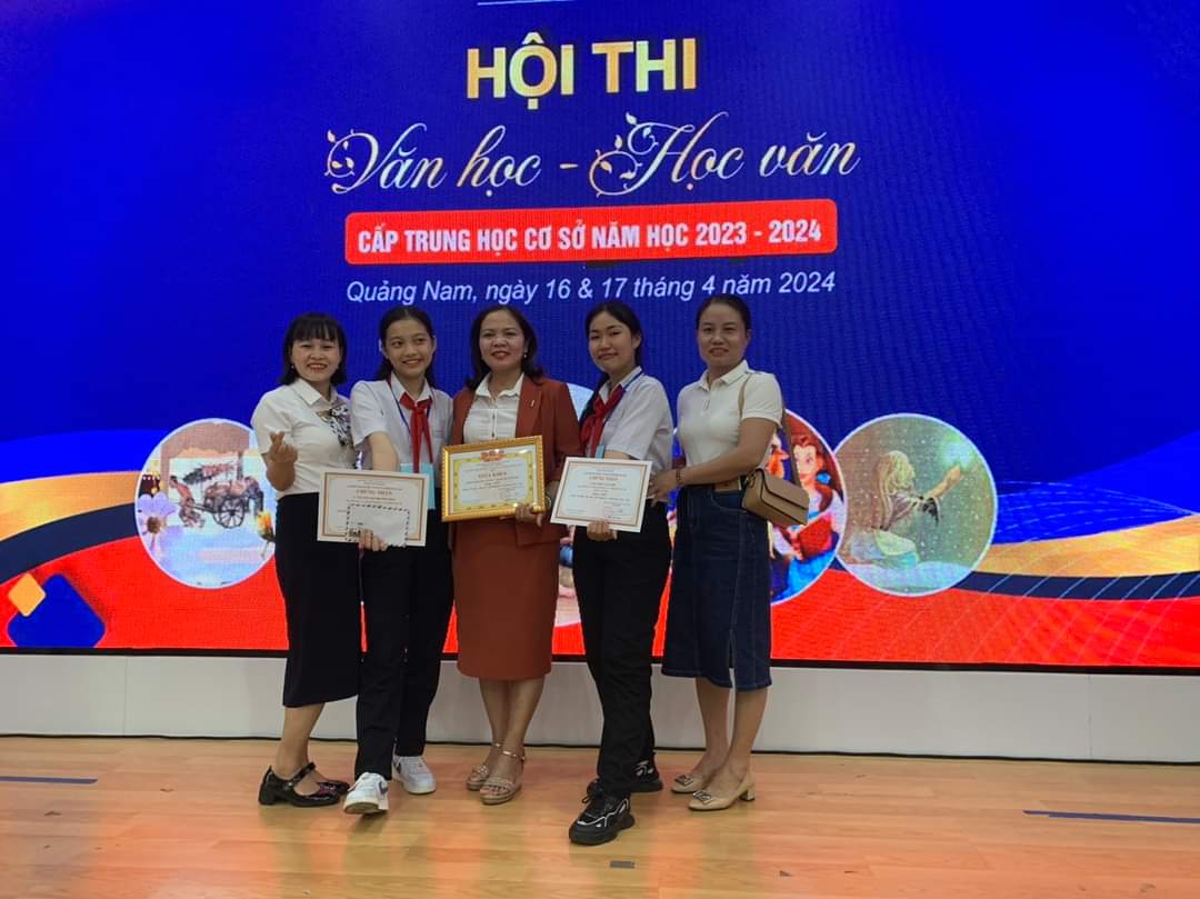 Phú Ninh đạt giải nhất Hội thi Văn học – Học văn tỉnh Quảng Nam  năm học 2023-2024